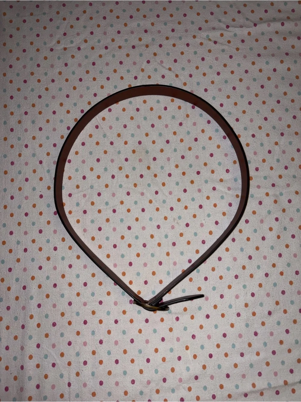 Old Navy Reversible Faux-Leather Belt – Black/Cognac – 44”